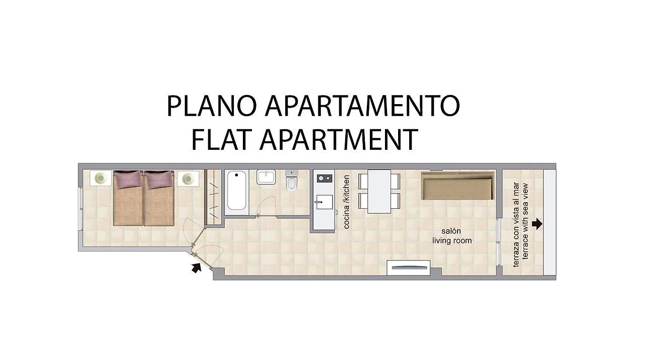 Lägenhet Apartamentos Portinatx Sea View Spanien